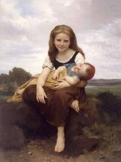 The Elder Sister, William-Adolphe Bouguereau